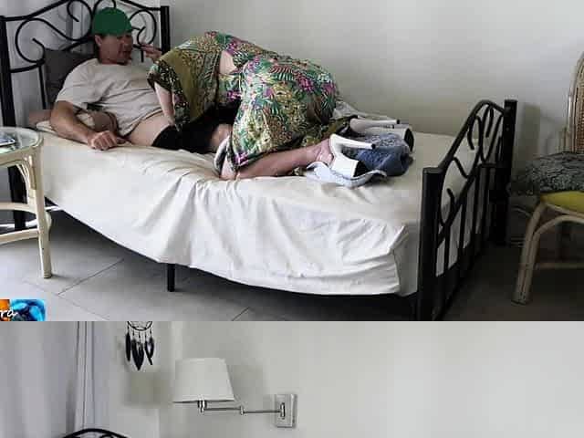 Caught masturbating stepson gets a sex lesson from stepmom