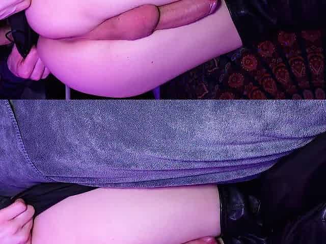 Large Dong Femboy makes me cum twice pounding my butt