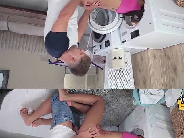 Full - Lia Lins Perfect Ass Begs To Be Pumped As Shes Stuck In A Washing Machine