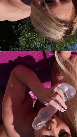 Public Solo Fuck