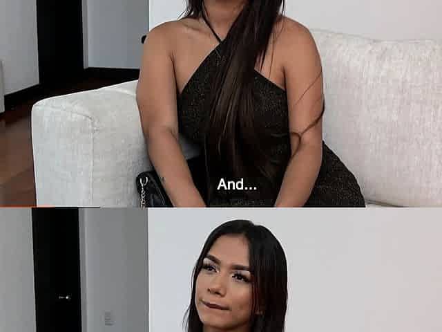 This LATINA TEEN kept talking about NY