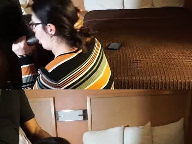 Brunette MILF sucks and fucks a big cock