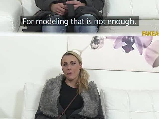 Cougar has a fantasy of being a housewife model - Fake Agent