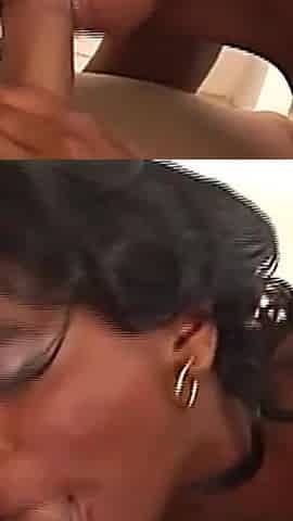 Black Slut Has All in Black Fuck Getting Banged Doggystyle by a Big Black Cock