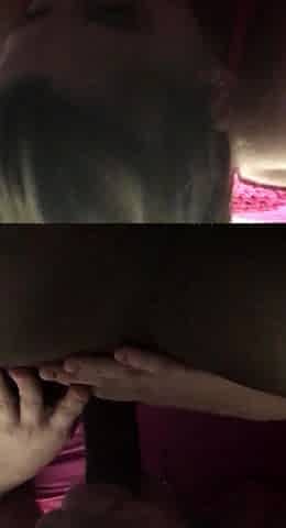 Curvy redhead jap MILF giving blowjob and titjob in POV