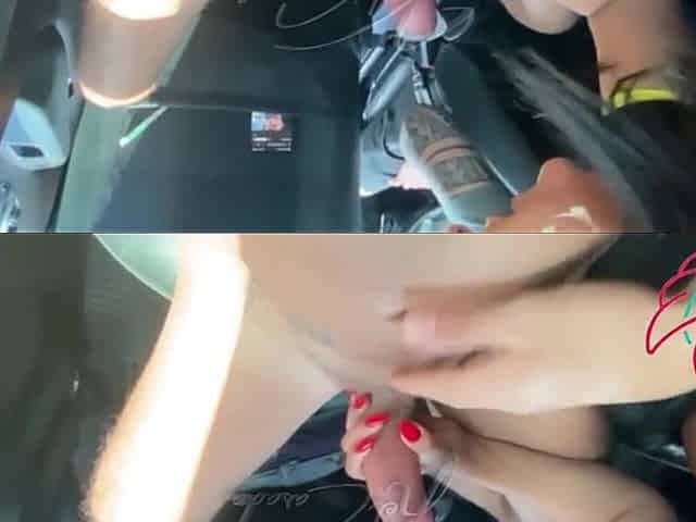 The Cuckold Takes Us for a Walk While I Fuck His Wife