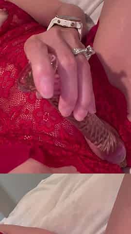 Concupiscent mother i'd like to fuck bangs her juicy twat