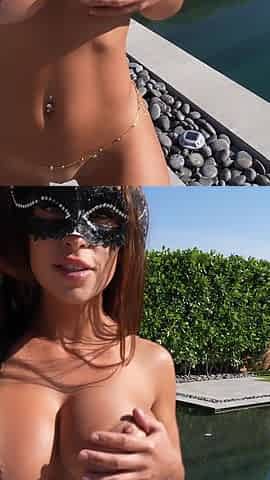 Outdoor Public Anal with Hot Misslexa