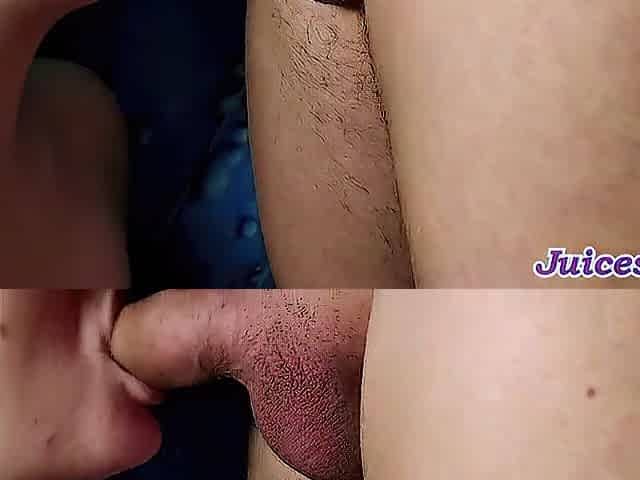 Deepthroat and a biggest spunk flow in the throat.