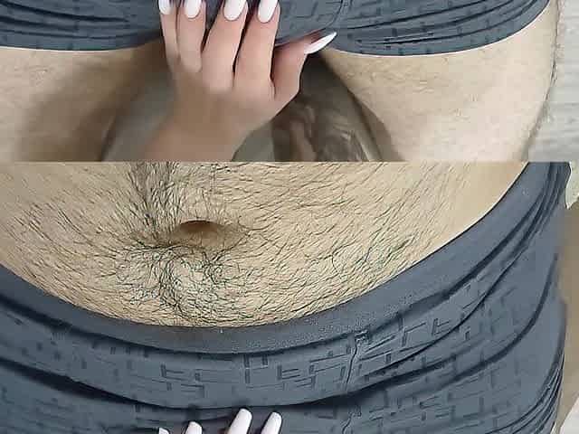 Stepmom's fresh manicure and a spunk flow tugjob