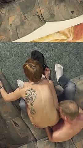 Sexy Tattoed Babe Getting Undress and Horny for a Huge Dick in Her Horny Pussy