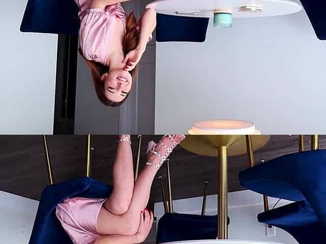 Gorgeous Redhead Teen With Shaved Cunt Masturbates