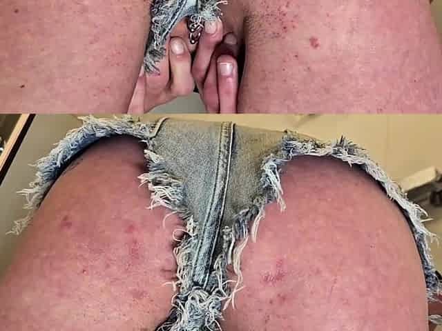 Hopeless Pee in my Jeans Shorts next That guy Pee on My Butt