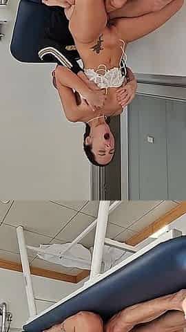 Sexy Doctor Helps Patient with Erection Problems.