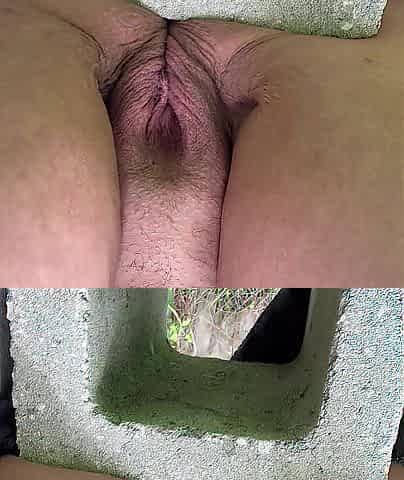 Pissing Outdoors neighbors watching widen my lips