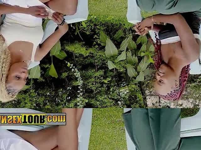 Nasty large butt black teen Farah Dundee fanal sexed in advance of coarse banging