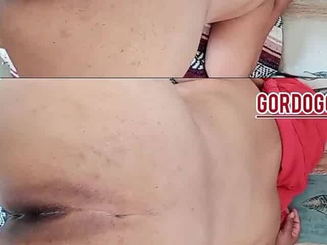Rich anal for a Mexican large booty