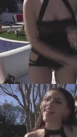 Cocked dude is anally screwing two horny bitches