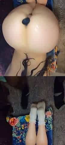 Creampie blasted unfathomable in buttplug filled cute angel from the gym