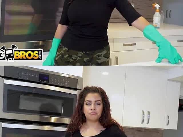 BANGBROS - Thicc Dominican Maid Samantha Rose Takes Large Cock