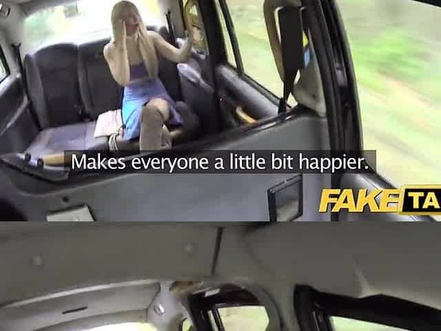 Fake Taxi Golden shower for sexy lady followed by some anal