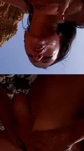 Superb latina babe gets screwed outdoors