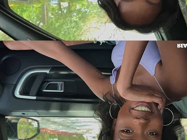 Lustful black teen Mila Mars memorable adult clip