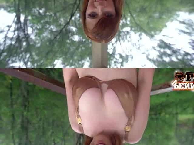 Redhead Penny Pax Oils Her Butt & Merry Melons Up For Your Fun!