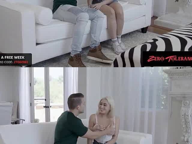 Blonde Babysitter Gets Interviewed And Fucked At The Same Time - Chloe Surreal And Codey Steele