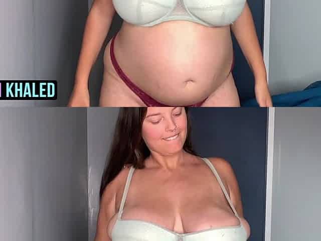 Jordyn Khalid Oils her Amazing Tits