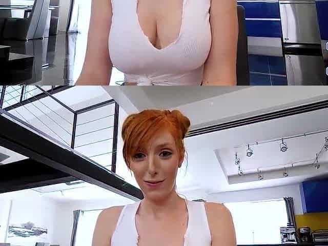 Lauren Phillips Grinds On Miles Lengthy's Knob! This babe Makes Him Cum Hard!