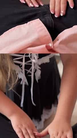 Maid: Boss, Are You Sure the Uniform Is That Short? You Can See My Thong