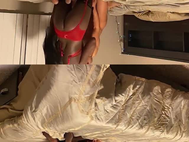Massive Cumshot On Slim Thick Ebony Ass