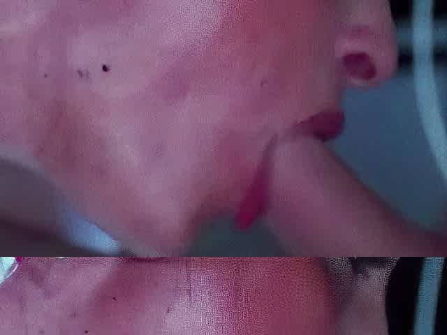 Deep Throat Close-Up einer deutschen Amateurin