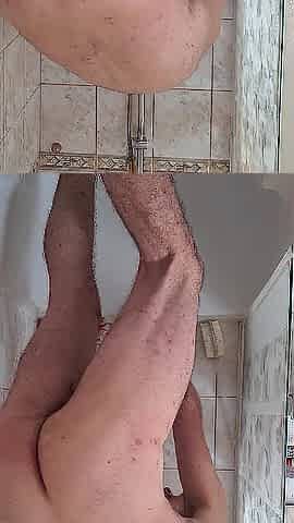 Shower masturbating Chap 20cm