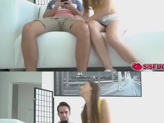 Izzy Tell Her Stepbro To Fuck Her Tight Pussy