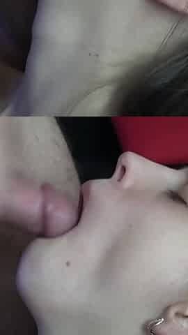 Perfect Long Rimming with Huge Cum Shot in Mouth