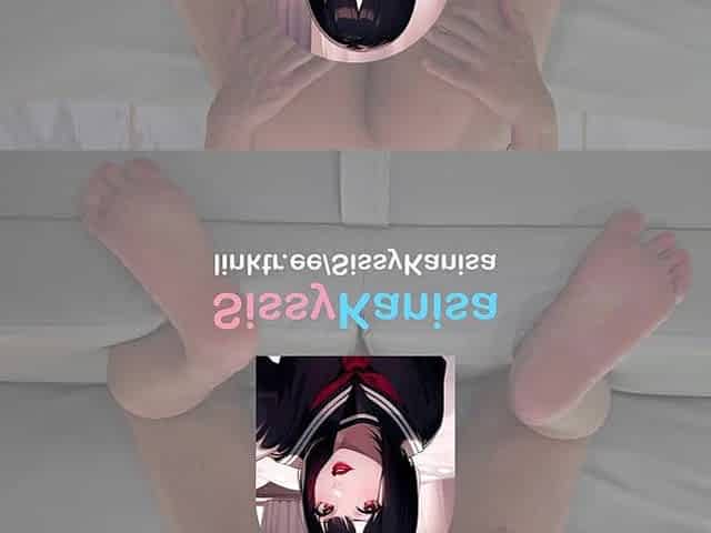 Sissy Kanisa Anal Training: Anchor Shape Metal Anal Plug Plug
