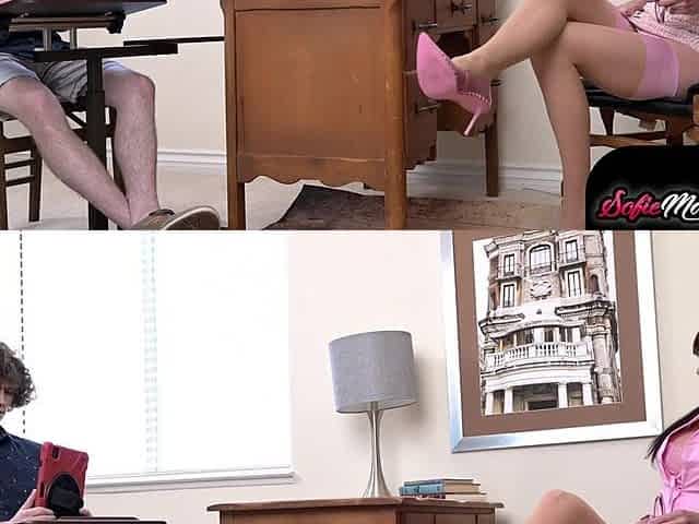 Busty MILF Sofie Marie's Horny Pussy Fucked by Teen Cock
