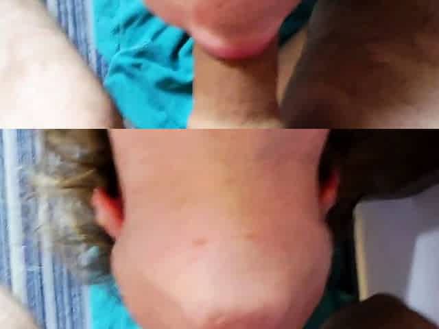 Deutsche MILF auf den Kopf gestellt, tiefer Oralsex