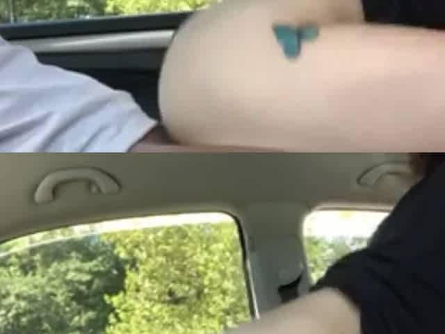 Good Pussy In The Car. We got Caught!