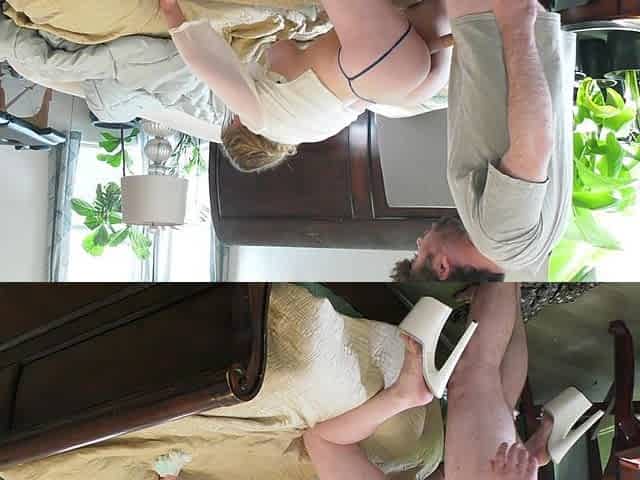 Cleaning MILF Gets Fucked and Squirts All Over Stepson
