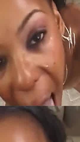 Hot Black Slut Wet Tight Pussy Fucked Then Ass Pounded Creampie