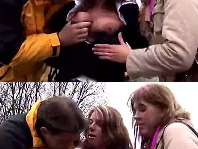 Wild Threesome with Two Hot Chicks