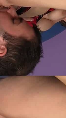 Sasha Sweet does boobjob, footjob and perfect handjob