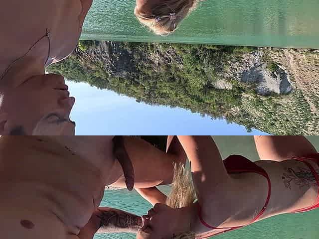 Lake Ride & Wet Blowjob with Facial
