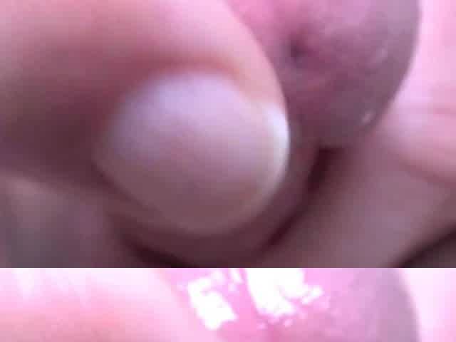 erotic glans massage with fingertip