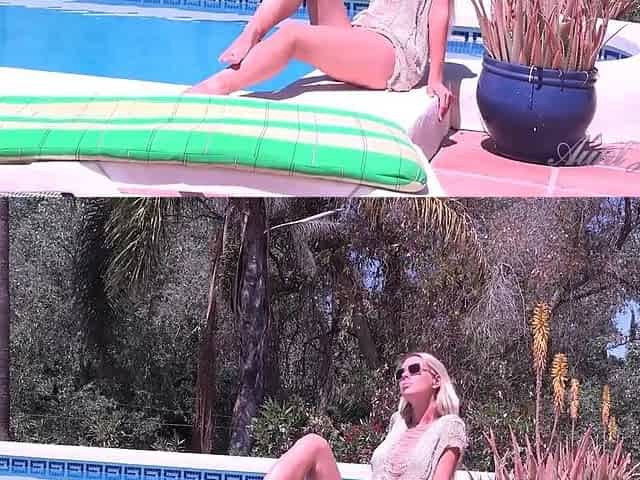 Aunt Judy's - Sexy Lustful mother I'd like to fuck Lynna Nilsson Gets Wicked by the Pool