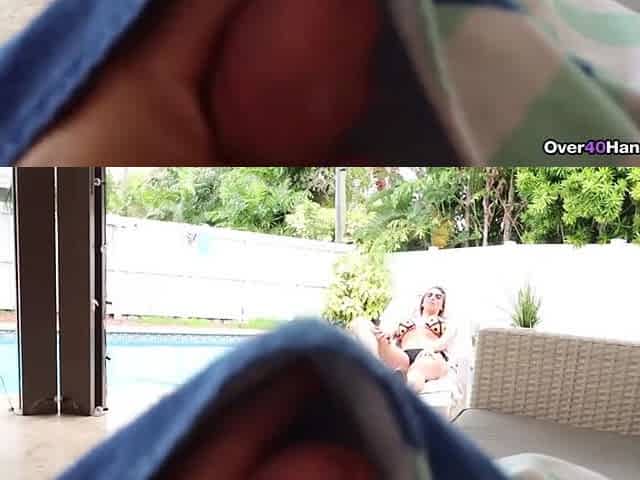 Pump Him Poolside - Milf LorRiegn - MILF and Mature Handjob Videos @ Over 40 Handjobs