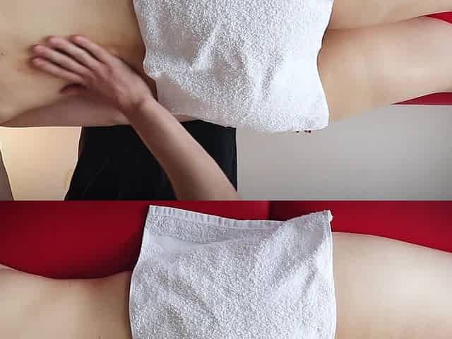 Gentle sensual massage for a girl She cum so sweetly